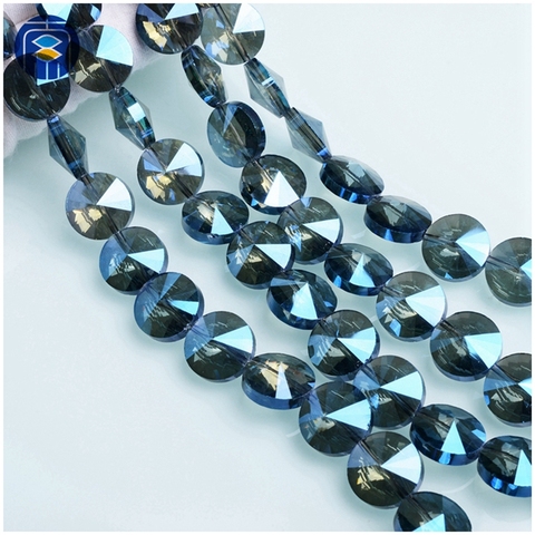 JuleeCrystal 14mm Rivoli Beads Wholesale Faceted Beads Glass Beads ► Photo 1/6