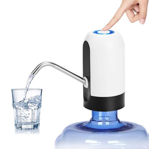 Water Bottle Pump USB Charging Automatic Drinking Water Pump Portable Electric Water Dispenser Water Bottle Pumping Device Switc ► Photo 1/6