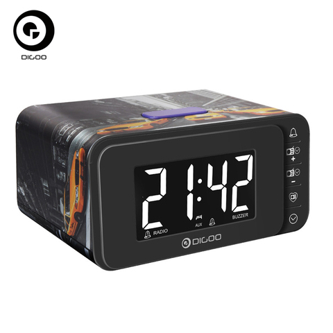 Fm Radio Speaker Memory Function Dual, Daily Alarm Clock
