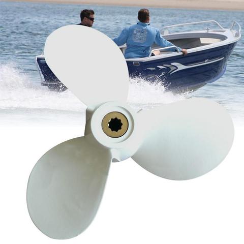 4-6HP Aluminum Alloy Propeller for Yamaha Ship Outboard Motors with 9 Spline Tooth ► Photo 1/6