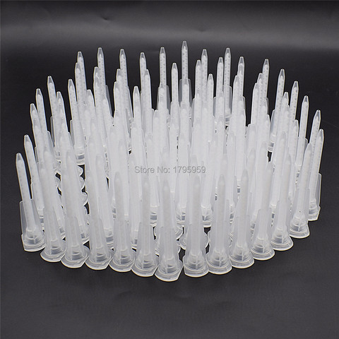 100pcs Static Mixer Tube Dispenser Epoxy Resin Adhesives Mixing Nozzles Set for Two Component Liquid Mixing Machine AB Glue Gun ► Photo 1/5