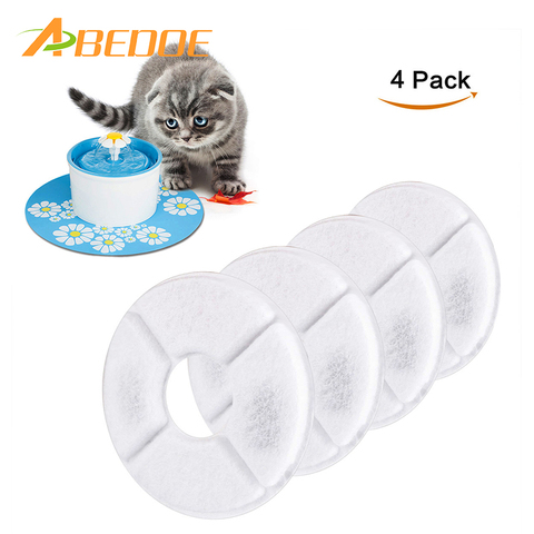 4PCS Activated Carbon Filters Charcoal Filter Replacement for Fountain for Cat Dog Pets Drink Water ► Photo 1/6