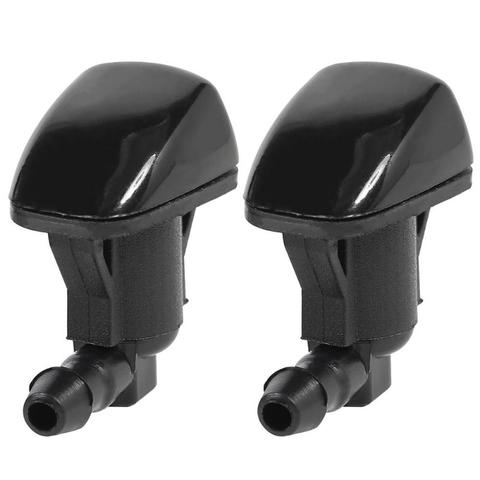 1 Pair Washer Nozzles Windshield Front Windshield Wiper Washer Spray 68260443AA For Jeep Grand Cherokee 2011-2017 Black Plastic ► Photo 1/1