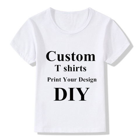 Custom Chirdren T-shirts DIY Print Your Design Kids T-shirts Boys/Girls DIY Tee Shirts Printing,Contact Seller Frist ► Photo 1/3