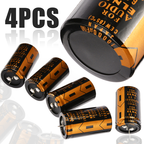 4PCs Replacement Electrolytic Capacitor For ELNA AUDIO 63V 10000UF 30*50mm High Quality ► Photo 1/6
