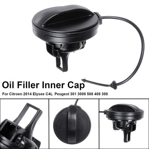 Car Oil Gas Fuel Filter Inner Tank Cap Cover For Peugeot 301 3008 508 408 308 For Citroen 2014 Elysee C4L ► Photo 1/6