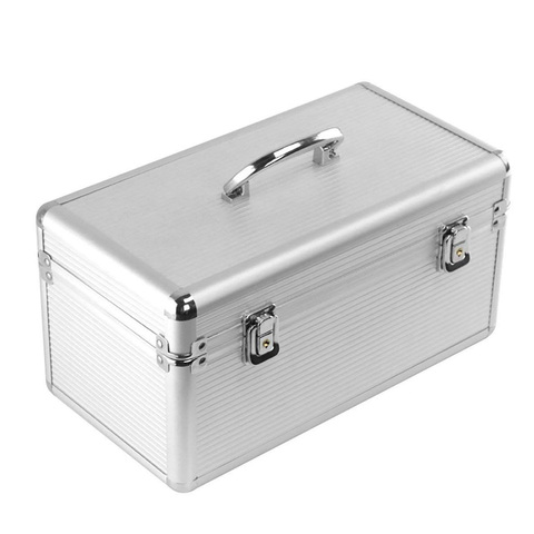 Aluminum & Eva Protection Suitcase For 8 X 3.5 & 6 X 2.5 Inch Hard Drive, Moisture Proof, Water Resistant, Static Proof, Perfe ► Photo 1/6