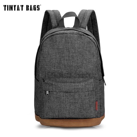 Black Canvas Backpack Designer Vintage Style Rucksack School Bag Everyday Casual Laptop Travell Well Backpacks 
