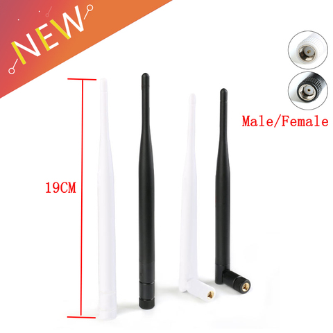 2.4GHz 6dBi Omni WIFI Antenna 2.4G Antenna Aerial RP-SMA Bluetooty Male Female Wireless Router Connector IEEE WLAN/WiMAX/MIMO ► Photo 1/6
