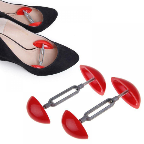 2Pc Portable Mini Red Shoe Stretchers For High Heels Adjustable Shoe Tree Expander Men Women Width Extender Keeper Schoenspanner ► Photo 1/6