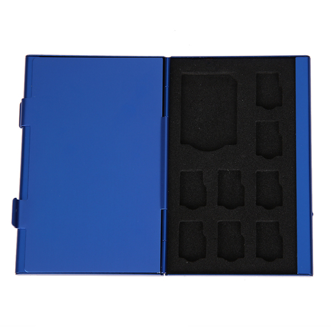 Memory Card Case Aluminium Alloy 8 TF + 4 SD Memory Cards Storage Box SD Card Holder ► Photo 1/1