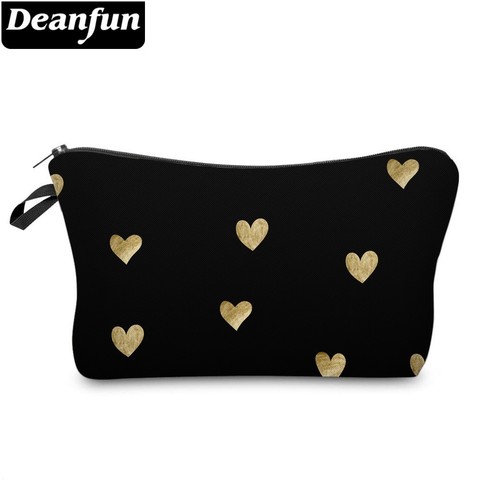 Deanfun Waterproof Cute Love Heart Cosmetic Bags Roomy Makeup Bag Travel Cases Organizer Christmas Gift Bags Dropshipping 51356 ► Photo 1/6