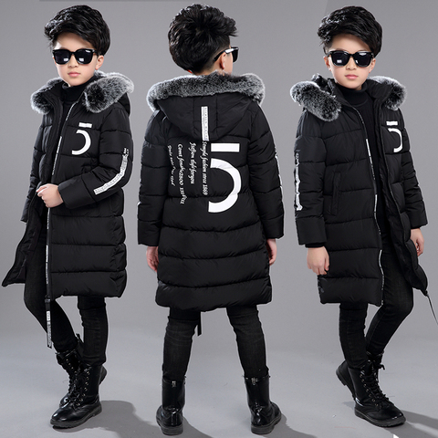 12 Children's Clothing 13 Boys 14 Winter Clothing 15 Jacket 2022 New Thick Cotton Thickening 10 Years Old Children -30 Degrees ► Photo 1/6