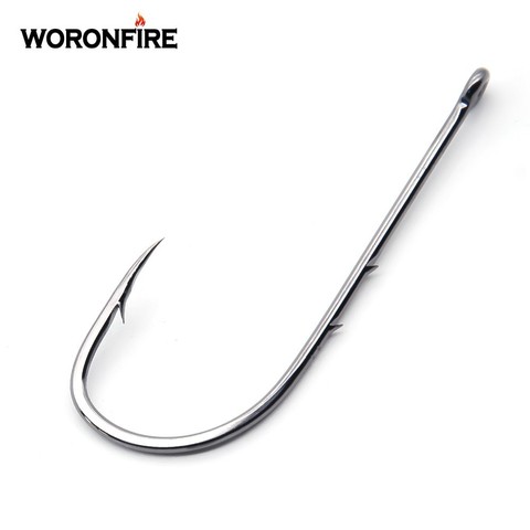 50pcs/lot Long Shank Fishing Hook 1#-6/0# High Carbon Steel Sharp Barbed  Offset Narrow Bait Hook - Price history & Review, AliExpress Seller -  Woronfire Store