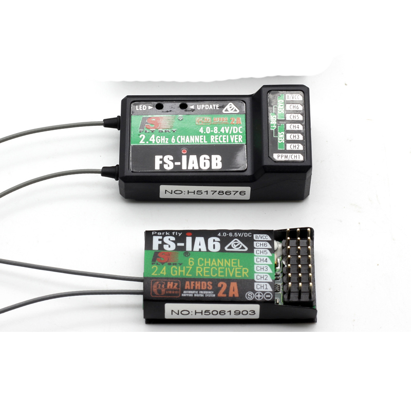 Flysky FS-iA6 2.4G 6CH Receiver W/ Double Antenna for FS-i4 i6 US seller