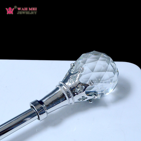 Mk031 Crystal Ball Metal Fashion Jewelry Play Accessories Character Props Pageant Contest Crown Things Scepter ► Photo 1/6