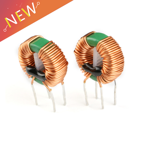 2pcs 5MH 4A Annular Common Mode Filter Inductor 0.6 Wire Choke Ring Inductance 14*9*5mm ► Photo 1/4