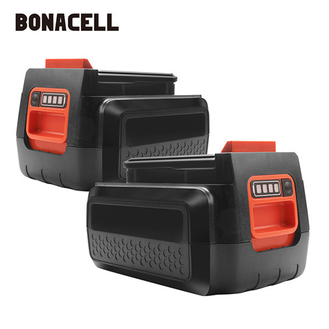 Bonacell For Black & Decker 40V 3000mAh Li-ion Rechargeable Power Tool Battery LBXR36 BL2036 LBX2040 LST136,LST420,LST220 L50 ► Photo 1/6