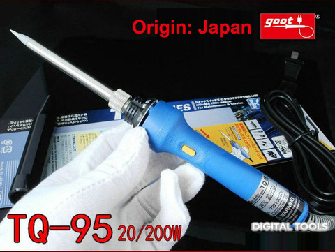 Japan GOOT Repair Tools TQ-95 Fast Thermal Electric Soldering Iron Input 220~240V Power Adjustable 20/200W Internal Heat Type ► Photo 1/5