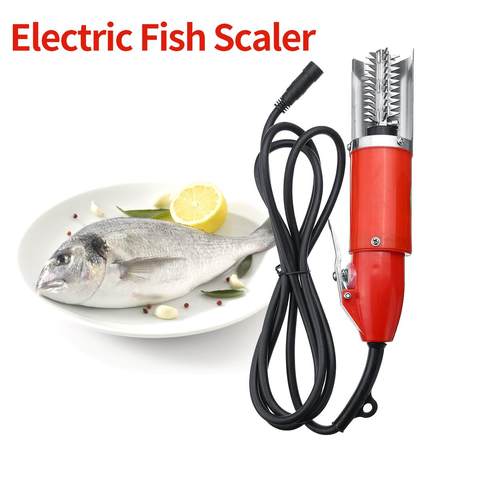 120W Waterproof Electric Fish Scale Scraper Fishing Scalers Clean Easy Fish Stripper Remover Cleaner Tool Charging Adapter ► Photo 1/6