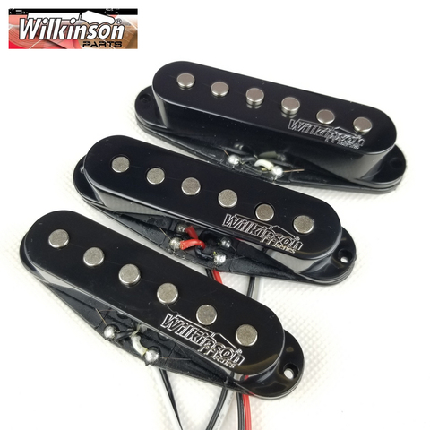 Wilkinson Electric Guitar Pickups Lic Vintage Voice Single Coil Pickups for ST Guitar Black 1 set WOVS ► Photo 1/4