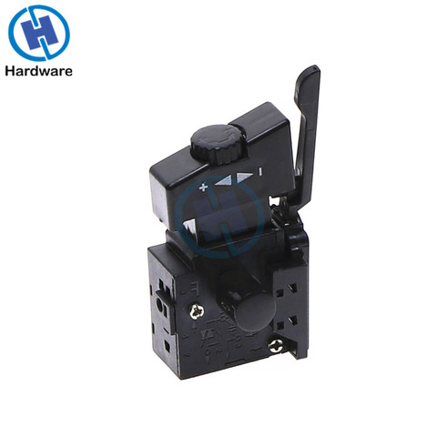 Hand Drill Speed Regulating Forward and Reverse Switches FA2-6/1BEK SPST Lock on Power Tool Trigger Button Switch Black ► Photo 1/6