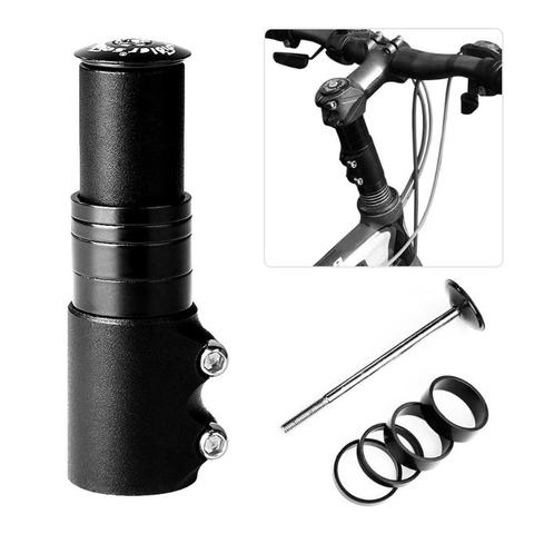 Mountain Bike MTB Handlebar Fork Stem Riser Increased Control Tube Extender Rise Up Extension Heads Up Adapter Dropshipping ► Photo 1/6