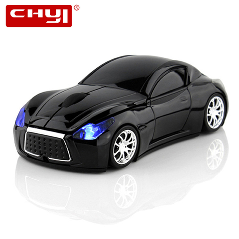 CHYI Wireless Mouse Infiniti Sports Car Mouse 1600 DPI Optical 3D Computer Gaming Mice Gamer Mause For PC Laptop Notebook ► Photo 1/6