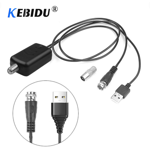 Kebidumei New Digital HDTV Signal Amplifier Booster Digital HD for Cable TV Fox Antenna HD Channel 25DB Low Noise ► Photo 1/6
