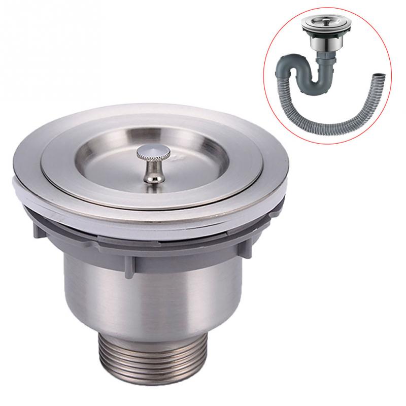 Stainless Steel Kitchen Sink Drain Assembly Waste Strainer and Basket Strainer Stopper Waste Plug Sink Filter ► Photo 1/6