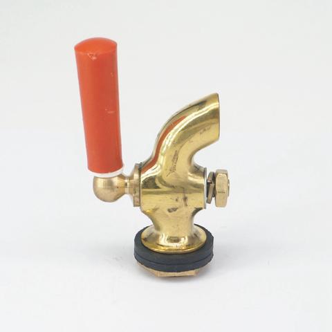 Bronze Antique brass red handle faucet water tap Petcock 3/8
