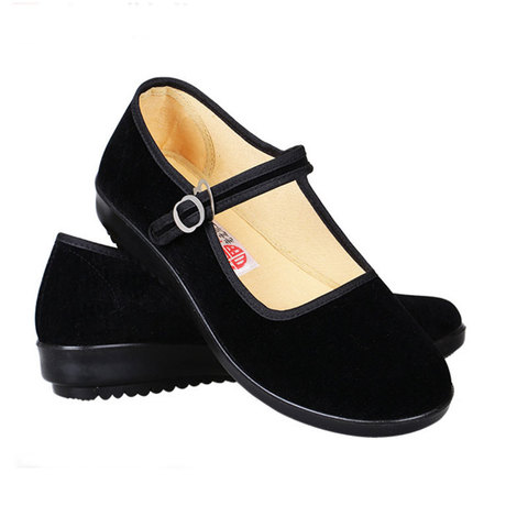 Spring Ladies Black Flats Ballerinas Mary Janes Casual Women Flat Platform Shoes Comfortable Female Shoes Slip On Shoes Woman ► Photo 1/5