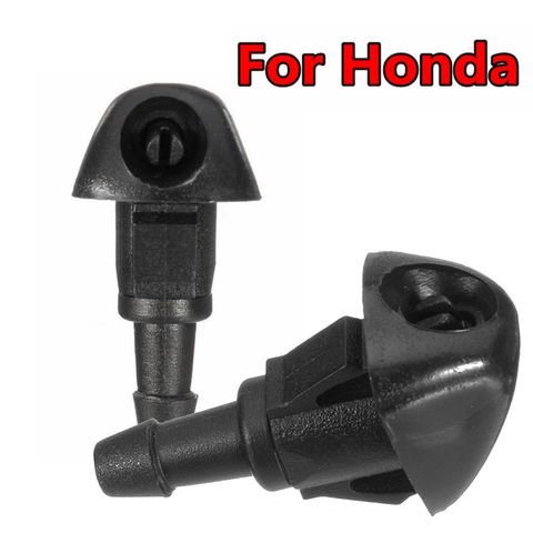 Pair Front Windshield Wiper Washer Nozzle Water Spray Jet For Honda Accord VII Civic CR-V HR-V Jazz Fit City ► Photo 1/6