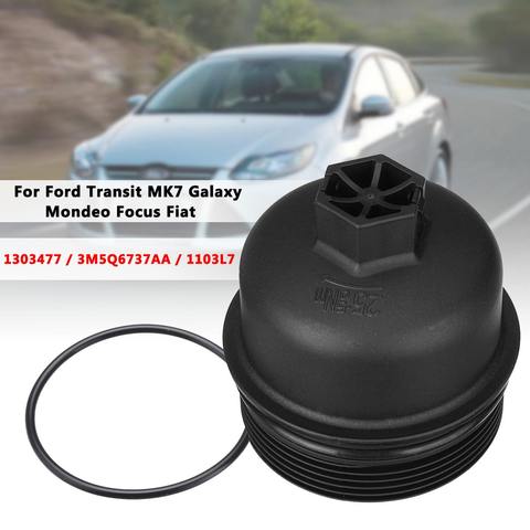 Oil Filter Lid Housing Top Cover Cap 3M5Q6737AA 1103L7 1103P8 73500070 for Ford Transit MK7 /Galaxy /Mondeo /Focus/Fiat ► Photo 1/6