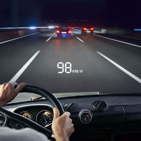 car Speed Projector windshield head up display  A100 car gadgets Automobile obd2 HUD Rise Monitor OBD 2 Driving Computer ► Photo 1/5
