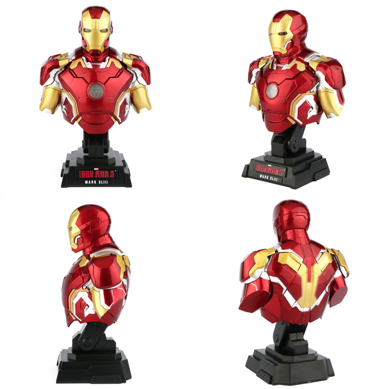 1/10 Resin Figure Model Kit Bust Iron Man Avengers Marvel Unassambled Unpainted 