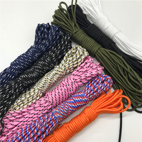 10Yards/Lot 3mm Solid Parachute Cord Lanyard Rope Mil Spec Type One Strand Climbing Camping Survival Equipment Paracord ► Photo 1/6