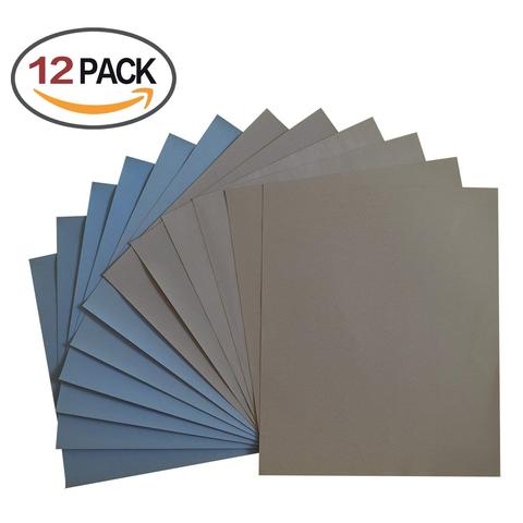 BHTS-Grit 1500 2000 2500 3000 5000 7000 High Precision Polishing Sanding Wet/dry Abrasive Sandpaper Sheets - Germany, Pack of ► Photo 1/6
