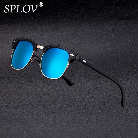 Half Metal High Quality Sunglasses Men Women Brand Designer Glasses Mirror Sun Glasses Fashion Gafas Oculos De Sol UV400 Classic ► Photo 1/6