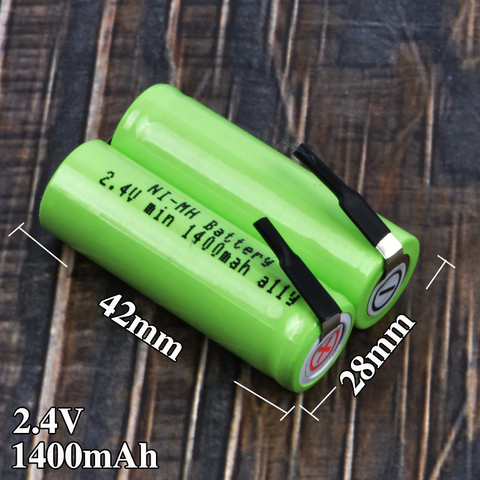 Replacement Battery for Philips Braun Control Series shave 42mm x 14mm x 28mm 2.4V 1400mAh Batteries ► Photo 1/6