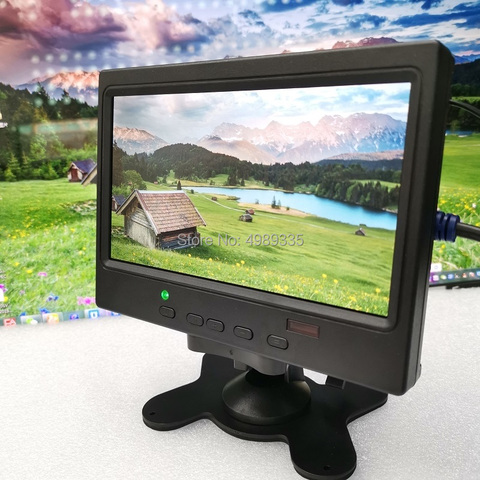 7 inch monitor display signal test screen HDMI PS4 Raspberry Pi physical resolution 1024x600ips ► Photo 1/6