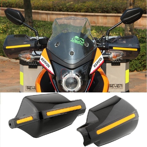 LMoDri Motorcycle Hand Guard Handguard Shield Windproof Motorbike Motocross Universal Protector Modification Protective Gear ► Photo 1/6