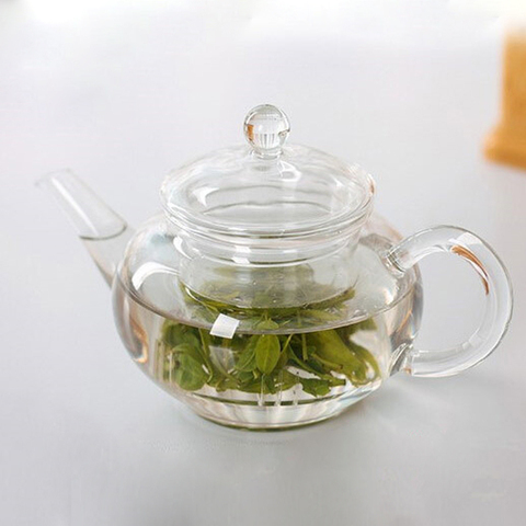 Transparent Teapot Heat Resistant Glass Teapot With Chinese Infuser Coffee Flower Tea Leaf Herbal Pot 250ml Durable Kettle Gift ► Photo 1/5