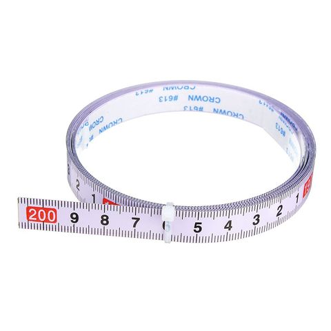 Self Adhesive Metric Ruler Miter Track Tape Measure Steel Miter Saw Scale  for T-Track Router Table Band Saw Woodworking Tool - 1m-0-1m - China Metric  Ruler, Self Adhesive Metric Ruler