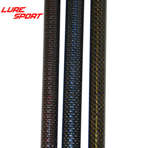 LureSport colorful Thread Woven Carbon Tube 50cm rod blank Rod Buidling component Fishing Rod Blank Repair DIY Accessory ► Photo 1/5