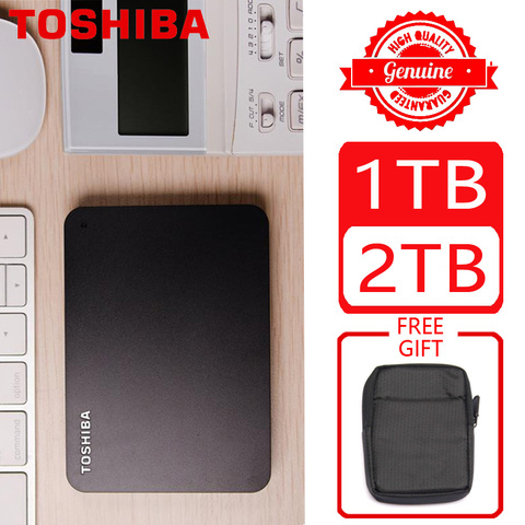 TOSHIBA 1TB 2TB 3TB External HDD 1000GB HD Portable Hard Drive Disk USB 3.0 SATA3 2.5