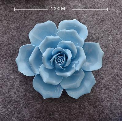 Creative Ceramic Flowers, Peony Flowers And Cherry Blossoms, Decorative Arts And Crafts, Wall Decorations  4/5000  Home decor ► Photo 1/6