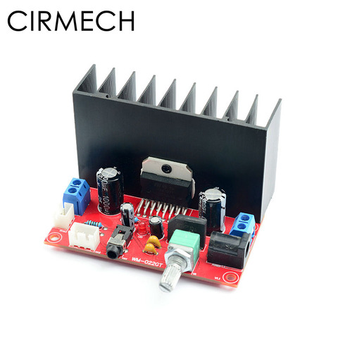 CIRMECH TDA7377 2.0 channels amplifier Single power DC 12  30W computer amplifier  two-channels Speaker Audio Amplifier Board ► Photo 1/1