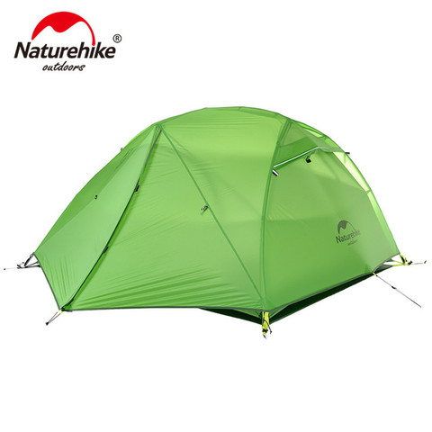 Naturehike High Quality 2-person Double Rainproof Four Season Tent For Outdoor Camping  Hiking Backpacking Cycling With Free Mat ► Photo 1/6