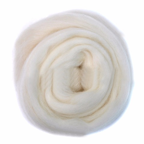 100g Natural Cream White Felting Wool Roving Needle Sewing Felting DIY Hand Spinning Doll Needlework Raw Wool Felt ► Photo 1/2